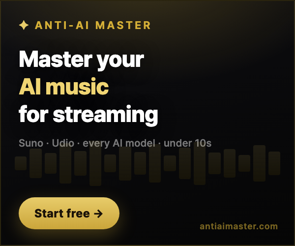 Anti-AI Master — AI music mastering
